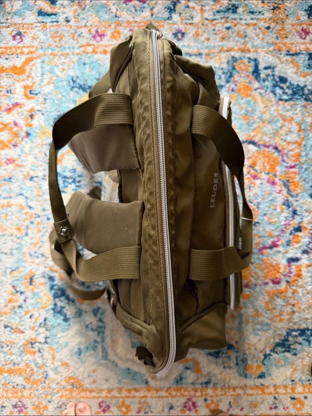 Army Green Yarn Organizer & Hobby Bag